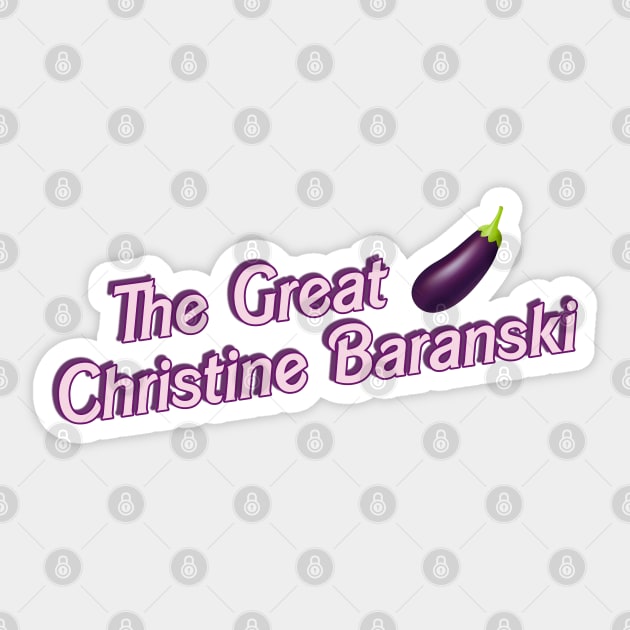 The Great Christine Baranski Sticker by baranskini